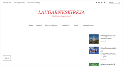 Desktop Screenshot of laugarneskirkja.is
